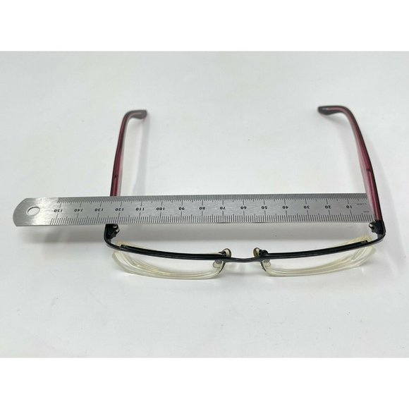 Armani Exchange Semi Rimless Eyeglasses AX219 0N6T 52 [] 17 130 Black Pink - Picture 8 of 12